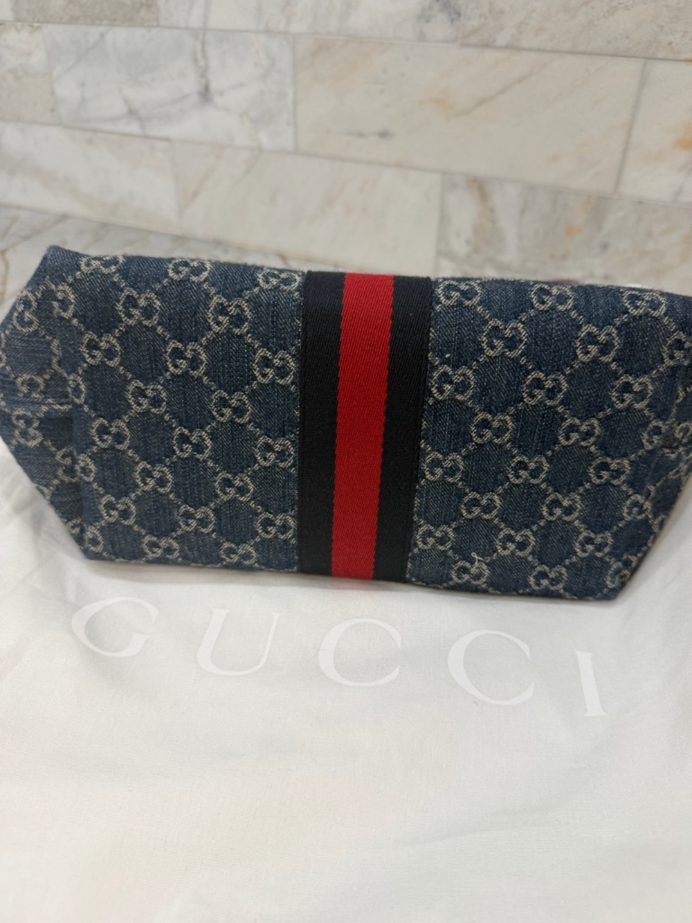 Brand new Gucci Giglio Denim small GG Bag Cruise 2026 w tags - Picture 3 of 14